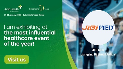 Unisciti a Jibmed alla Arab Health Expo del 2025.