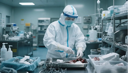 Trattamento di strumenti speciali infetti nel centro di fornitura sterile